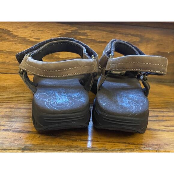 Skechers Shape Ups Dash Ankle Strap Comfort Sandals Women 8.5 Brown #12290 - Picture 5 of 10